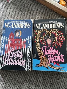 Fallen Hearts & Gates of Paradise book Set - Vintage First Edition Paperbacks